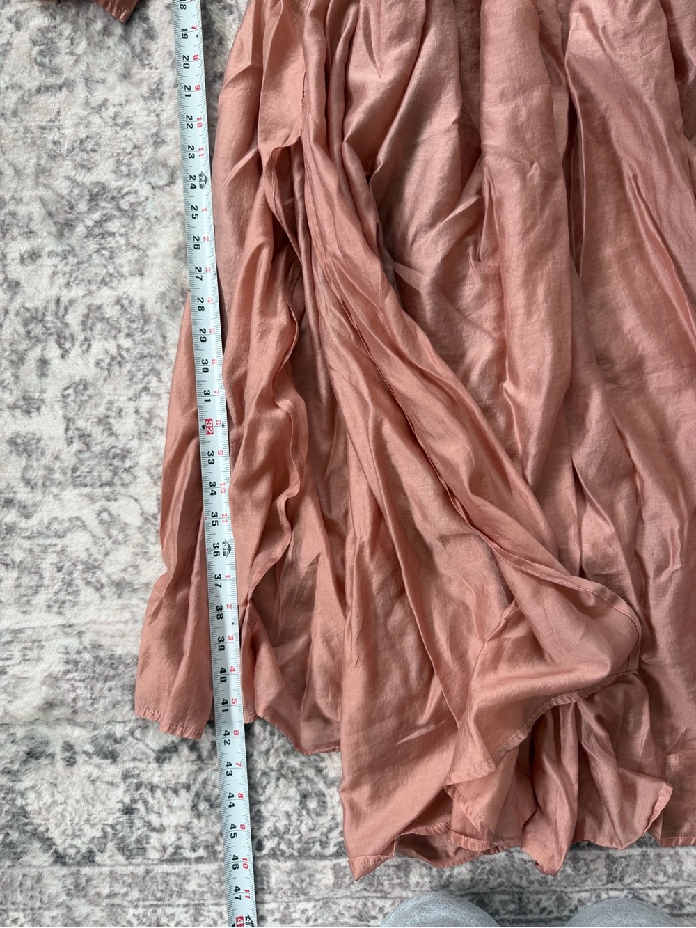 By Anthropologie Deep-V Cinched-Waist Kaftan One Size - Picture 7 of 12